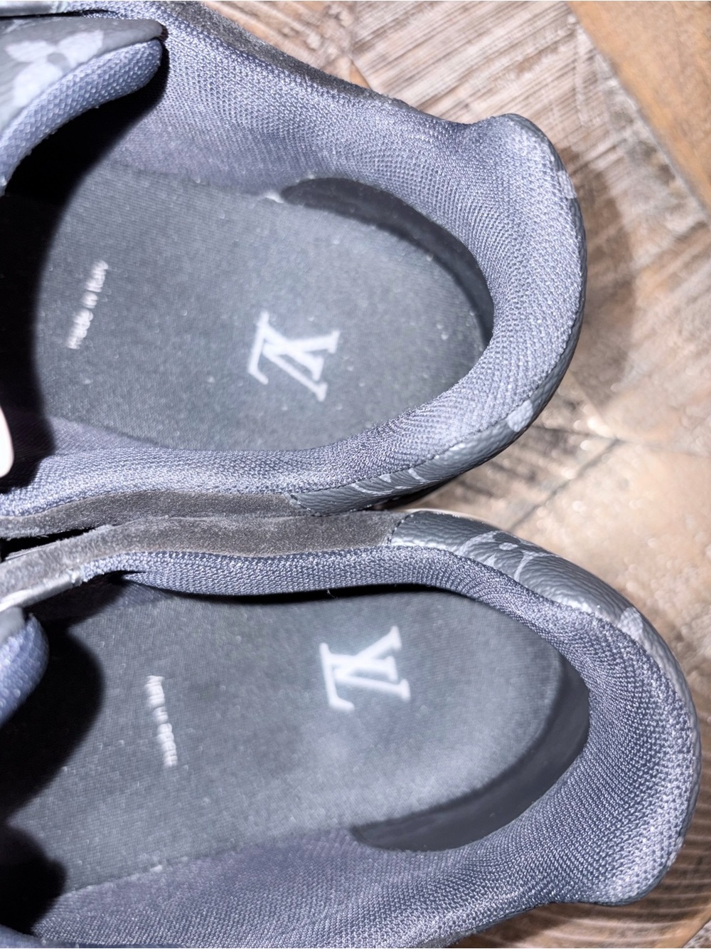 Louis Vuitton LV Trainer Low "Black Monogram Shoes Men’s US Size 10.5 - Picture 8 of 8